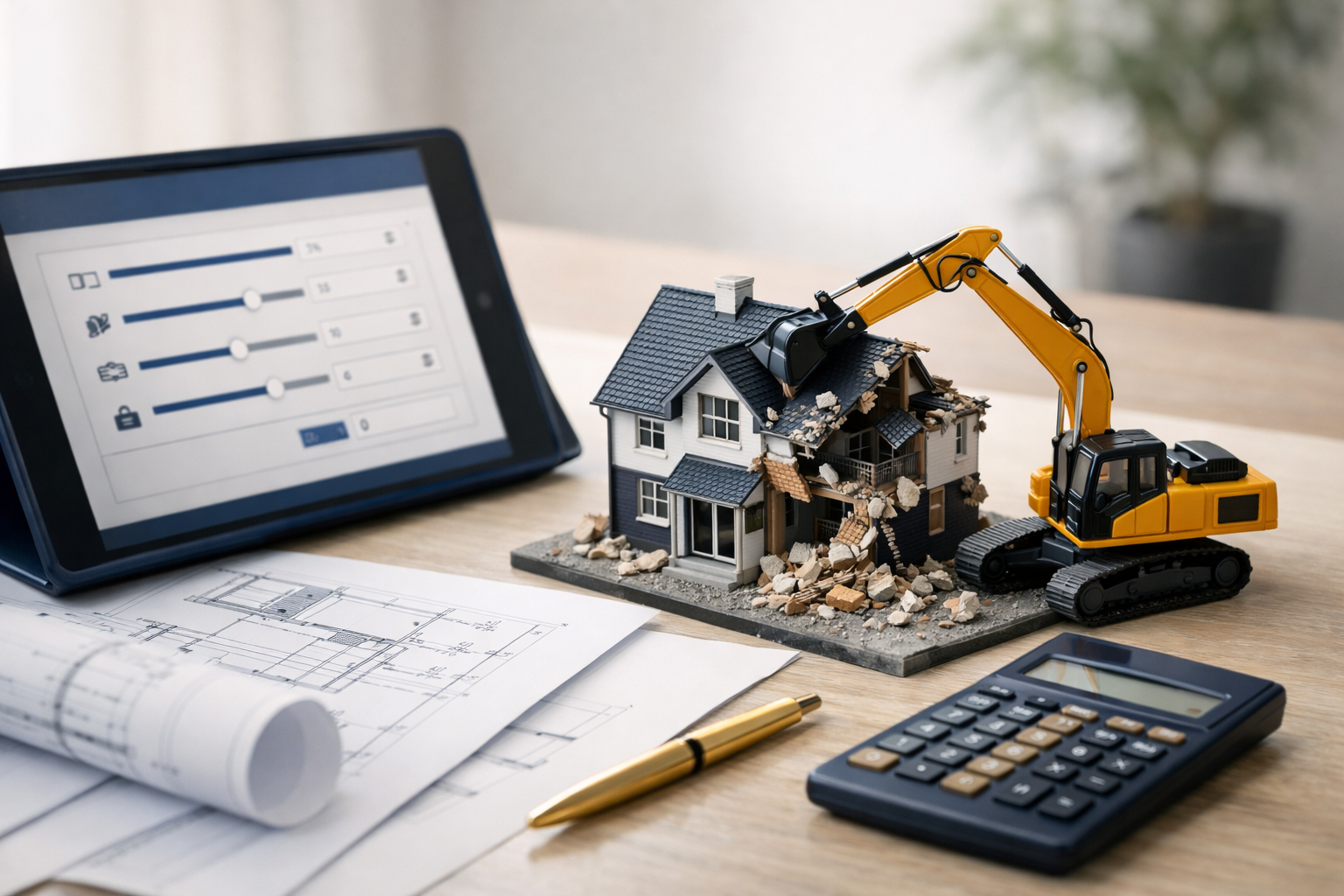 simulateur prix démolition d'une maison