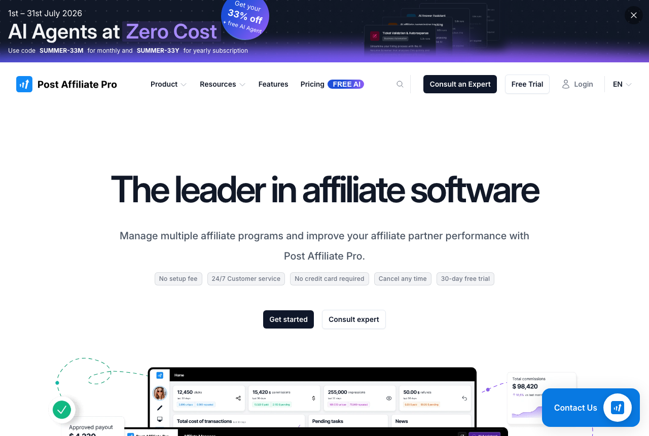 Post Affiliate Pro