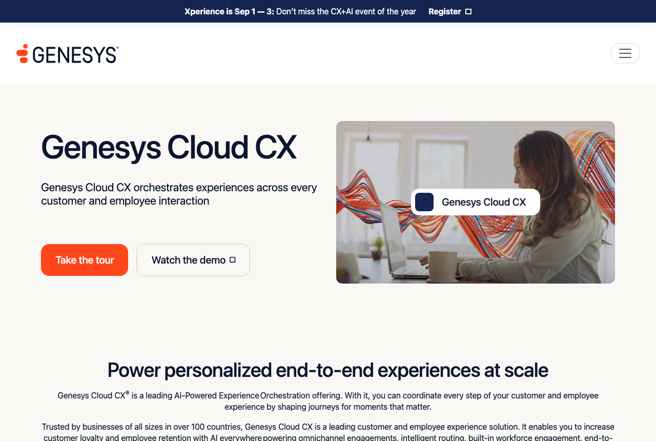Genesys Cloud CX