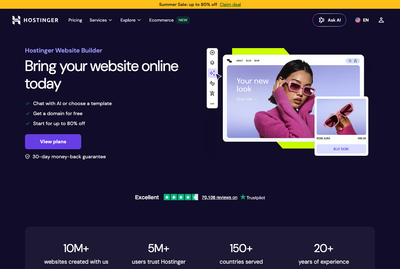 Hostinger Website Builder