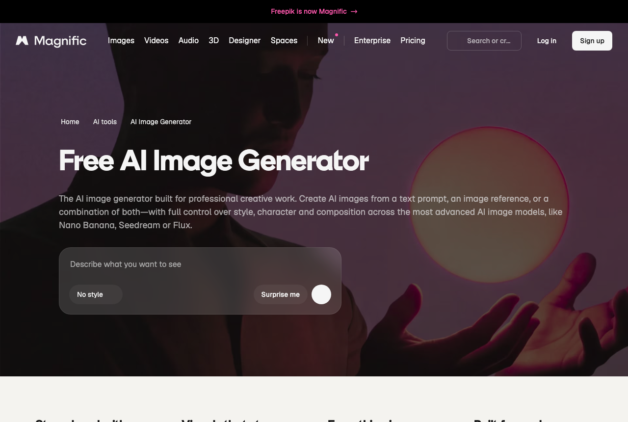 Freepik AI Image Generator