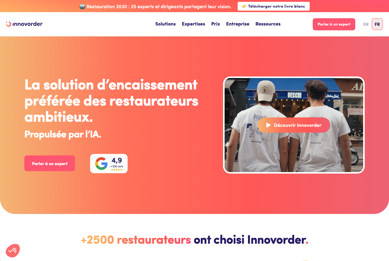 Logiciel de caisse Innovorder