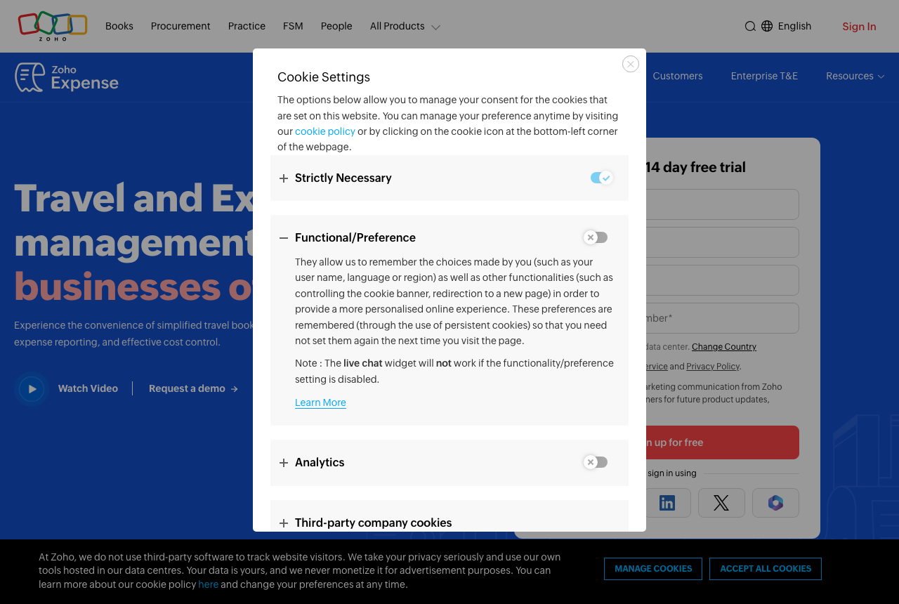 Zoho Expense