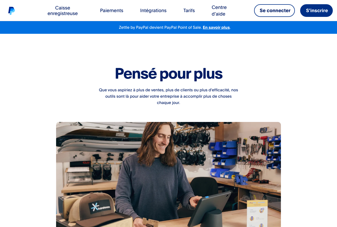 Logiciel de caisse Zettle